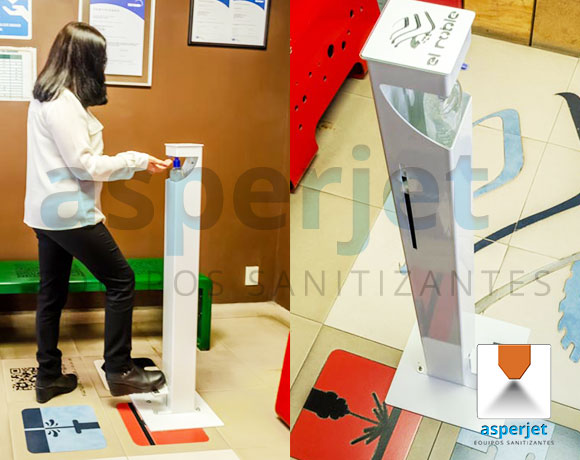 Venta Dispensadores de Gel antibacterial Dispensadores de pedal para gel antibacterial